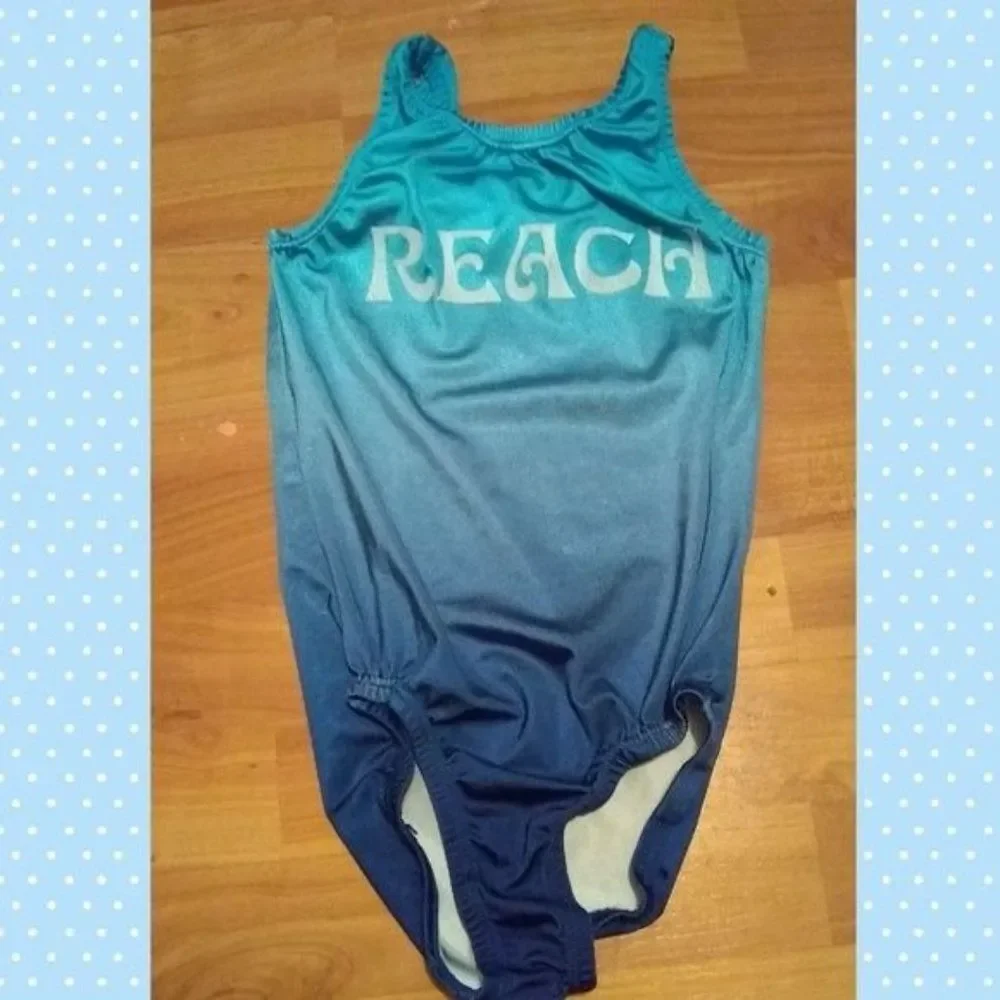 Garland Active Wear reach blue child‎ large Leotard